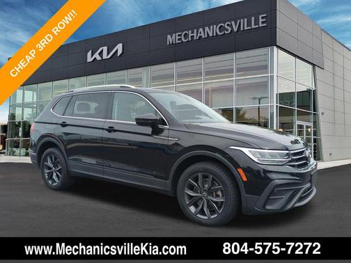 Deep Black Pearl 2022 Volkswagen Tiguan 2.0T SE 4MOTION
