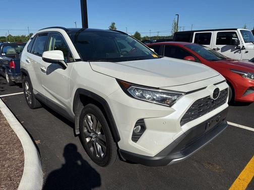 Blizzard Pearl 2019 Toyota RAV4 Limited