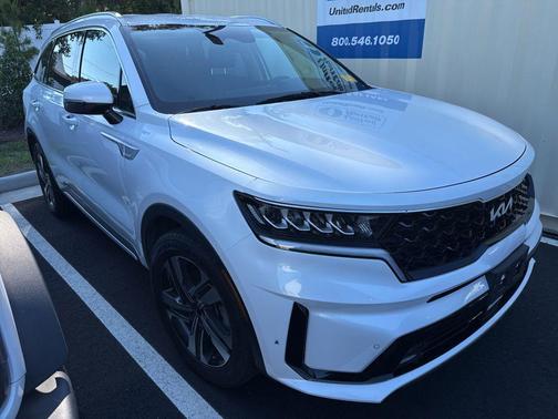 Snow White Pearl 2023 Kia Sorento Hybrid EX