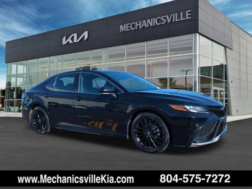 Midnight Black Metallic 2024 Toyota Camry XSE