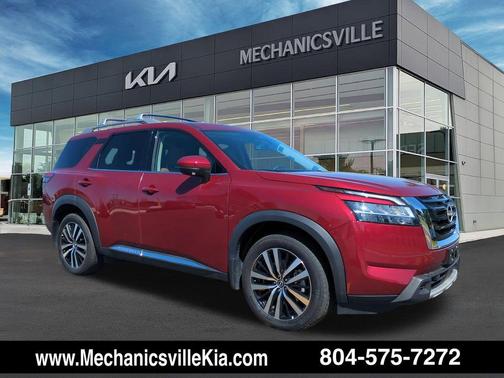 Scarlet Ember 2024 Nissan Pathfinder Platinum FWD