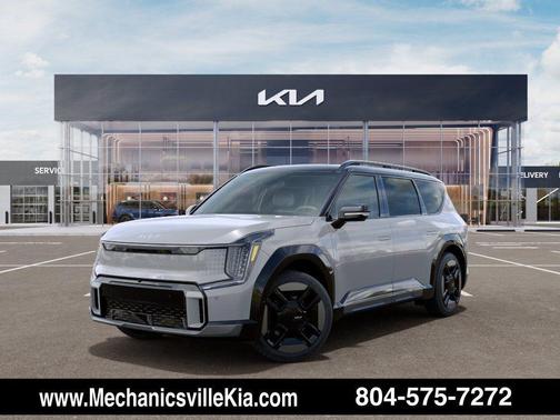 Gray / Black 2026 Kia EV9 GT-Line