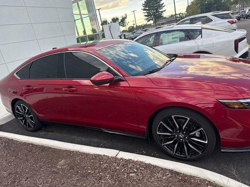 Radiant Red Metallic 2026 Honda Accord Hybrid Touring