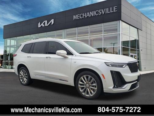Crystal White Tricoat 2023 Cadillac XT6 Premium Luxury AWD