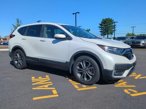 Platinum White Pearl 2021 Honda CR-V 2WD EX