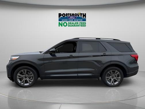 FORGED GREEN METALLIC 2022 Ford Explorer XLT