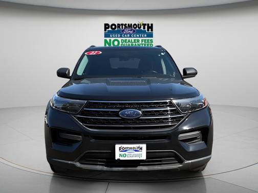 AGATE BLACK METALLIC 2021 Ford Explorer XLT