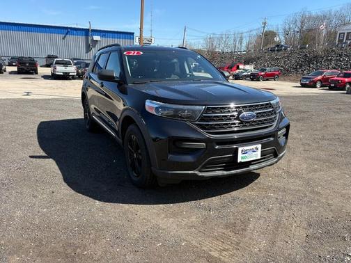 AGATE BLACK METALLIC 2021 Ford Explorer XLT