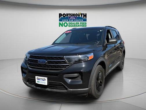 AGATE BLACK METALLIC 2021 Ford Explorer XLT