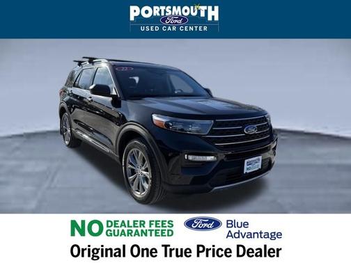 AGATE BLACK METALLIC 2022 Ford Explorer XLT