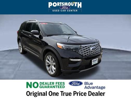 AGATE BLACK METALLIC 2022 Ford Explorer PLATINUM