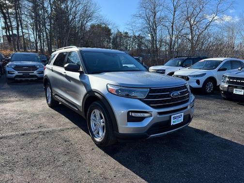 ICONIC SILVER METALLIC 2022 Ford Explorer XLT