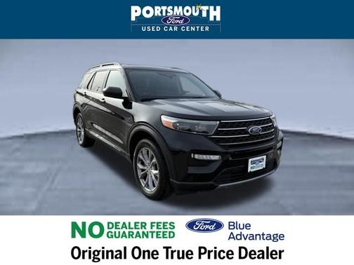 AGATE BLACK METALLIC 2022 Ford Explorer XLT