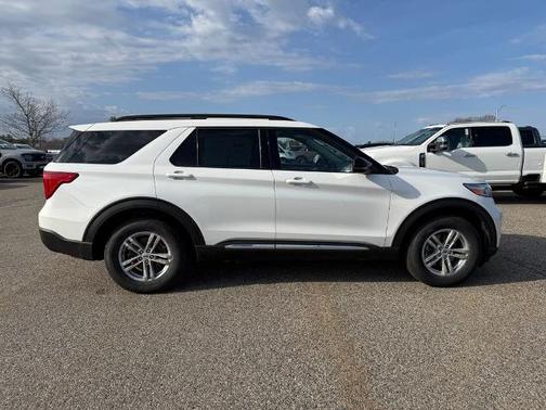 STAR WHITE MET TRI-COAT 2024 Ford Explorer XLT