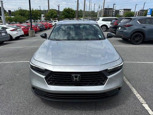 Solar Silver Metallic 2024 Honda Accord Hybrid Sport