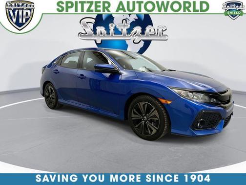 Blue 2017 Honda Civic EX