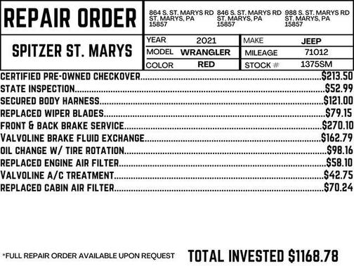 2021 Jeep Wrangler Unlimited Sport
