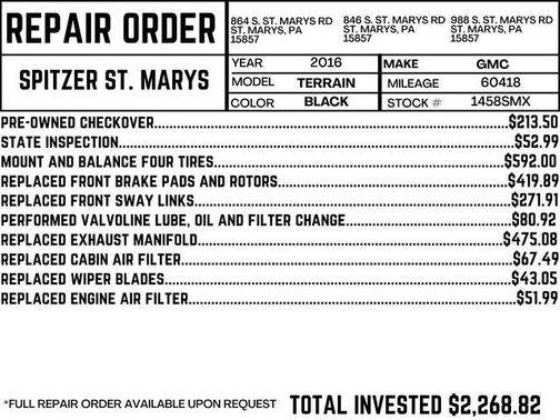 2016 GMC Terrain SLE-1