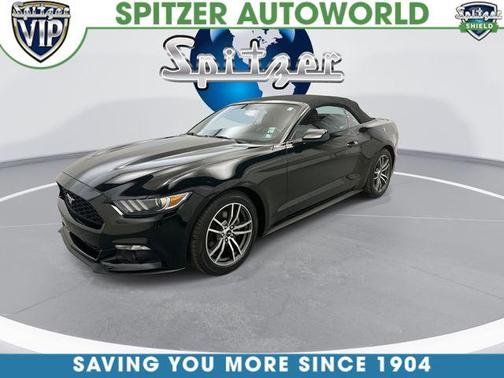 Shadow Black 2017 Ford Mustang EcoBoost Premium