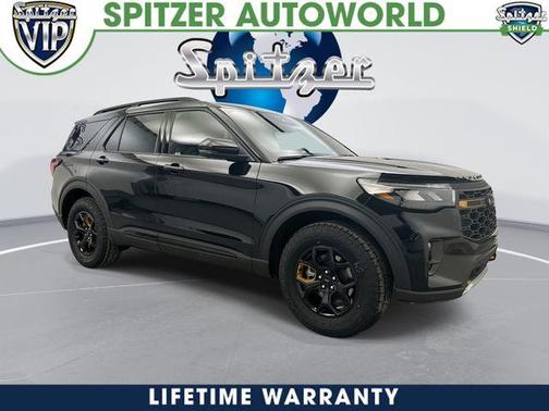 Agate Black Metallic 2026 Ford Explorer Tremor