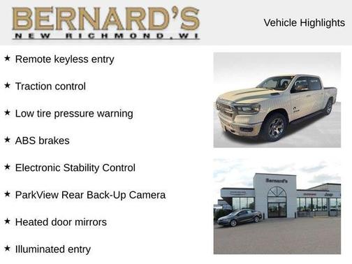 Bright White Clearcoat 2019 RAM 1500 Big Horn