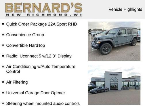 2024 Jeep Wrangler Sport RHD