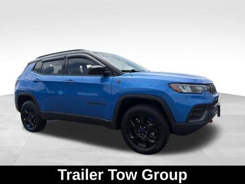 Blue 2022 Jeep Compass Trailhawk