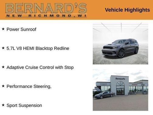 Gray 2026 Dodge Durango GT Premium HEMI V8
