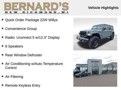 Gray 2024 Jeep Wrangler Sport