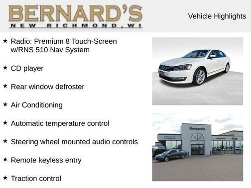 2013 Volkswagen Passat 2.0 TDI SEL Premium