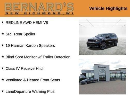 Black 2026 Dodge Durango GT Premium HEMI V8