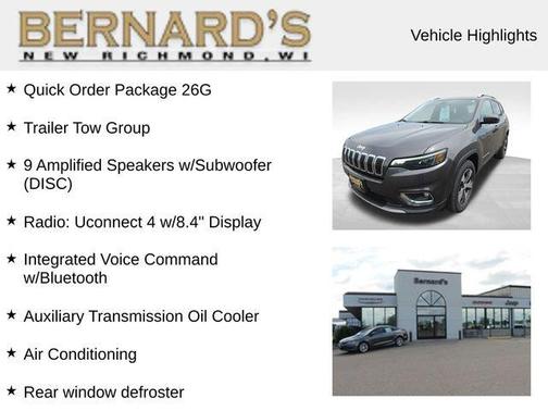 Gray 2019 Jeep Cherokee Limited