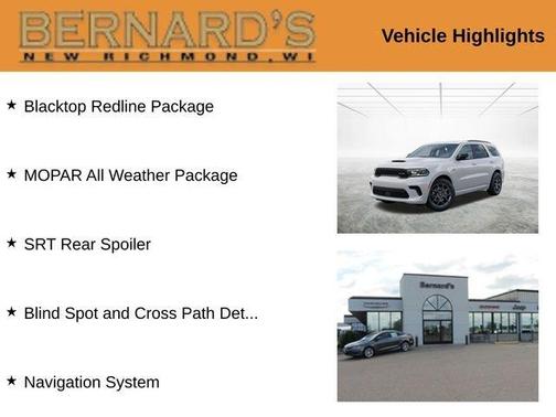 White 2026 Dodge Durango GT Premium HEMI V8