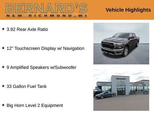 2025 RAM 1500 Big Horn/Lone Star