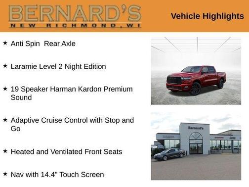 Red 2026 RAM 1500 Laramie