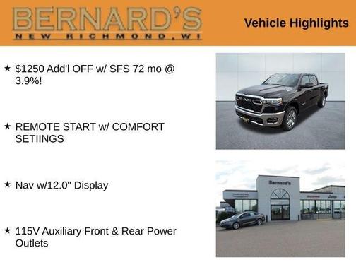 2025 RAM 1500 Big Horn/Lone Star