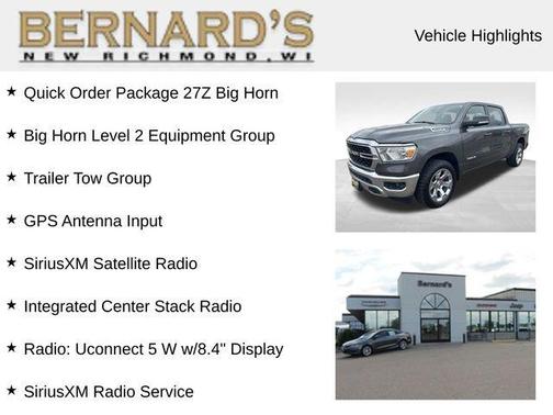 Gray 2022 RAM 1500 Big Horn