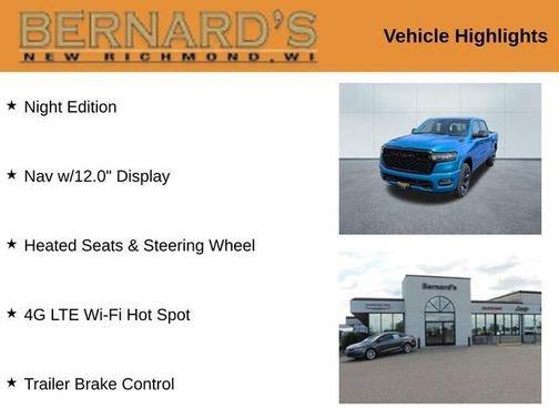 2026 RAM 1500 Big Horn/Lone Star