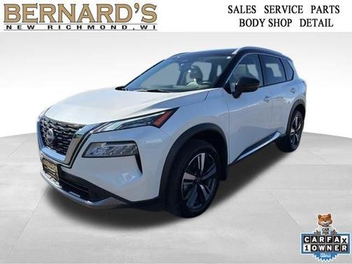 2 Tone White / Black Roof 2023 Nissan Rogue SL