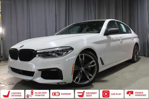 Alpine White 2019 BMW M550 i xDrive
