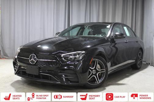 Black 2022 Mercedes-Benz E-Class E 350 4MATIC