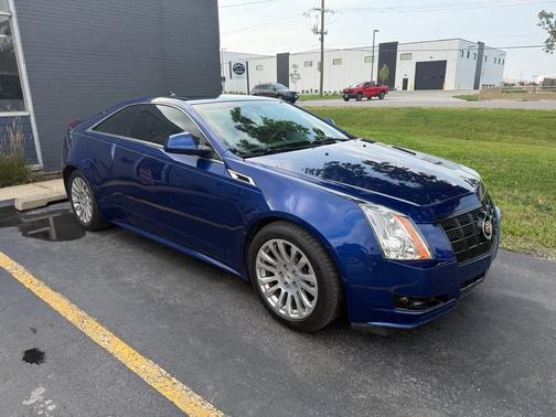 Opulent Blue Metallic 2012 Cadillac CTS 2dr Cpe Premium AWD