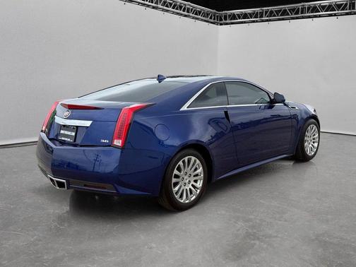 Opulent Blue Metallic 2012 Cadillac CTS 2dr Cpe Premium AWD
