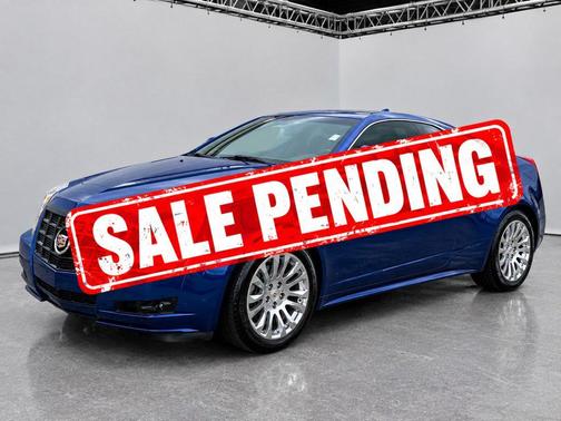 Opulent Blue Metallic 2012 Cadillac CTS 2dr Cpe Premium AWD