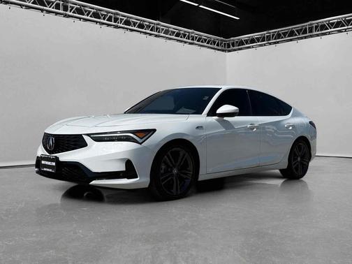 Platinum White Pearl 2024 Acura Integra CVT w/A-Spec Package