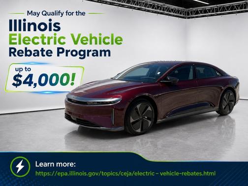 Zenith Red Metallic 2024 Lucid Air Touring AWD