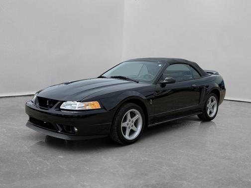 Black 1999 Ford Mustang 2dr Convertible SVT Cobra