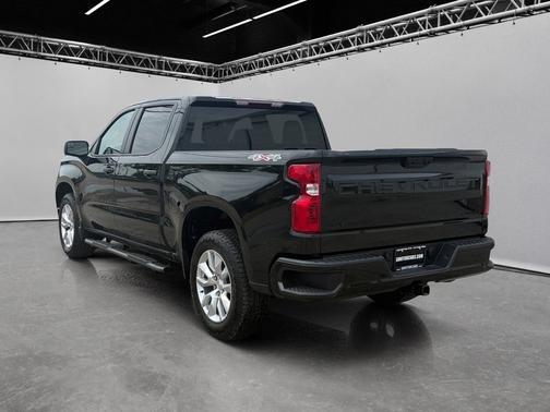 Black 2024 Chevrolet Silverado 1500 4WD Crew Cab 147" Custom
