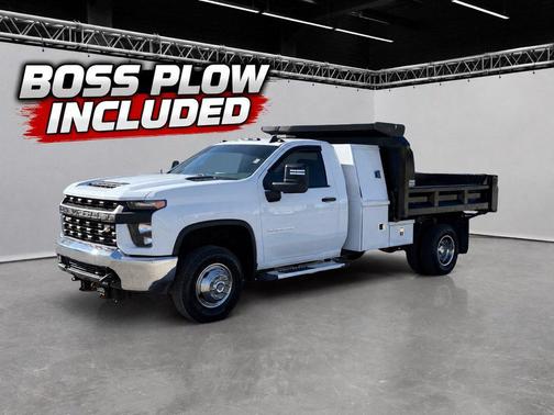 Summit White 2021 Chevrolet Silverado 3500 4WD Reg Cab 171" WB, 84.5" CA Work Truck