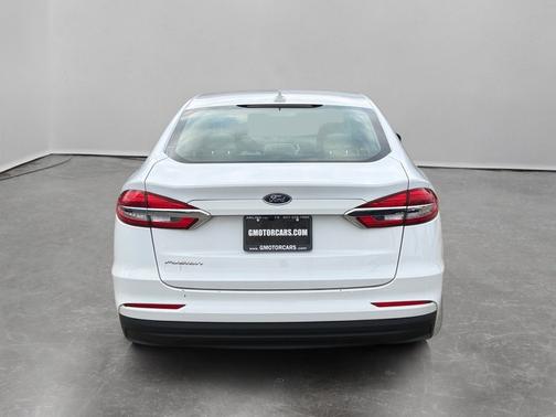 Oxford White 2020 Ford Fusion S FWD